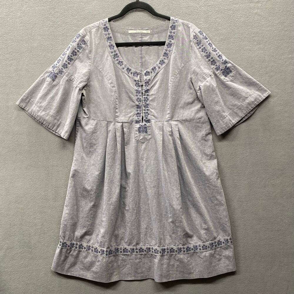 Part Two Denmark Lagenlook‎ Tunic Top Womens 14 UK (10 US?) Embroidered Boho
